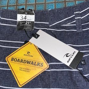 🌊🏄‍♂️NWT Rip Curl Straight Line NR Boardwalk:  the Surfer’s Walkshort